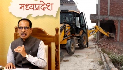 Shivraj turns to bulldozer to shore up his image in poll-bound MP | Shivraj turns to bulldozer to shore up his image in poll-bound MP