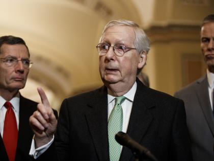 US Senate Republican leader McConnell freezes during presser | US Senate Republican leader McConnell freezes during presser US Senate Republican leader McConnell freezes during presser | US Senate Republican leader McConnell freezes during presser