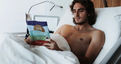 Tsitsipas posts image of him in hospital with heavily-bandaged arm | Tsitsipas posts image of him in hospital with heavily-bandaged arm