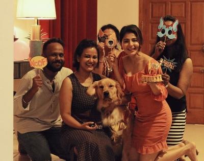 Iswarya Menon celebrates her pet's b'day, says dogs are precious | Iswarya Menon celebrates her pet's b'day, says dogs are precious