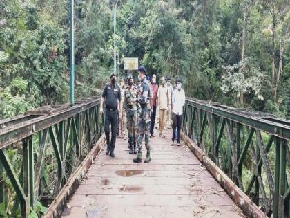 Major General KJ Babu inspects Bailey Bridge at Sabarimala | Major General KJ Babu inspects Bailey Bridge at Sabarimala Major General KJ Babu inspects Bailey Bridge at Sabarimala | Major General KJ Babu inspects Bailey Bridge at Sabarimala
