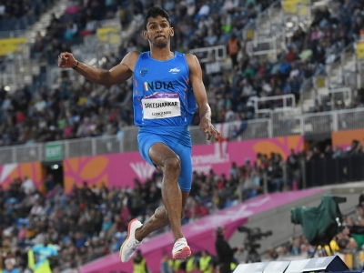 Longer jumper Murali Sreeshankar triumphs at Portugal athletics meet with best effort of 7.75m | Longer jumper Murali Sreeshankar triumphs at Portugal athletics meet with best effort of 7.75m