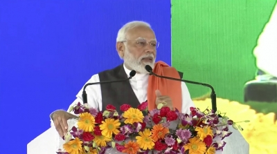 PM Modi launches veiled attack on Congress in poll-bound Karnataka | PM Modi launches veiled attack on Congress in poll-bound Karnataka
