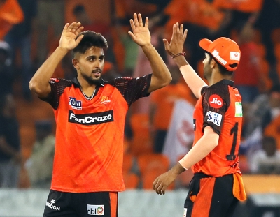 IPL 2023: Just keep praying that I get to break bails like this in future, says Umran Malik to Rahul Tripathi | IPL 2023: Just keep praying that I get to break bails like this in future, says Umran Malik to Rahul Tripathi