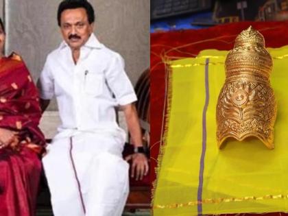 Stalin's wife donates gold crown worth Rs 14L to Guruvayoor temple | Stalin's wife donates gold crown worth Rs 14L to Guruvayoor temple Stalin's wife donates gold crown worth Rs 14L to Guruvayoor temple | Stalin's wife donates gold crown worth Rs 14L to Guruvayoor temple