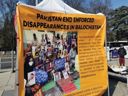 Geneva: Exhibition in front of UN highlights genocide of Baloch in Pakistan | Geneva: Exhibition in front of UN highlights genocide of Baloch in Pakistan
