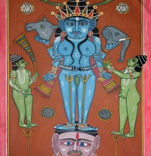 Depicting 'Devi' through folk & tribal art, calendar art and lobby cards | Depicting 'Devi' through folk & tribal art, calendar art and lobby cards