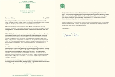 UK Deputy PM Dominic Raab resigns over bullying report | UK Deputy PM Dominic Raab resigns over bullying report