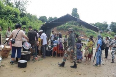 Mizoram turns into sprawling camp for Myanmar refugees fleeing junta | Mizoram turns into sprawling camp for Myanmar refugees fleeing junta