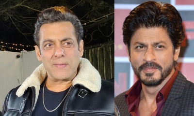 Salman teases film with SRK after extended cameos in 'Tiger 3', 'Pathan' | Salman teases film with SRK after extended cameos in 'Tiger 3', 'Pathan'