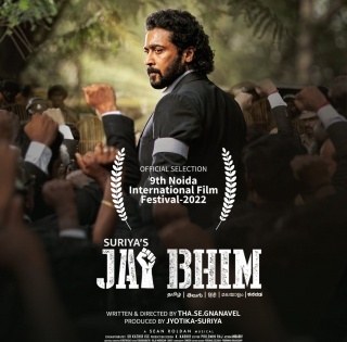 Suriya-starrer 'Jai Bhim' wins three awards at Noida International Film Fest | Suriya-starrer 'Jai Bhim' wins three awards at Noida International Film Fest