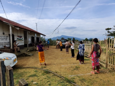 Mizoram local bodies polls held amid Covid-19 pandemic | Mizoram local bodies polls held amid Covid-19 pandemic