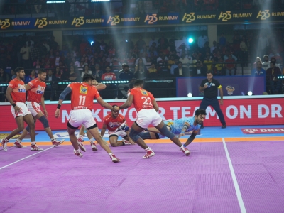 PKL 9: UP Yoddhas go down to Gujarat Giants | PKL 9: UP Yoddhas go down to Gujarat Giants