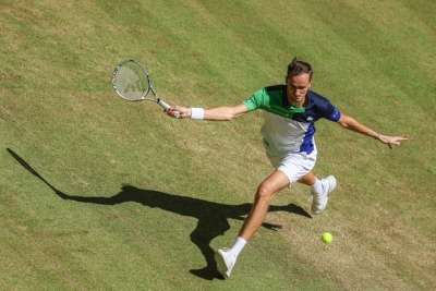 Halle Open: Medvedev races past Goffin in first round | Halle Open: Medvedev races past Goffin in first round