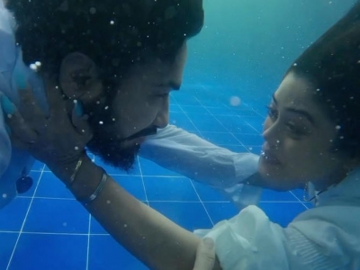 Sachet-Parampara shoot an underwater scene for 'Malang Sajna' | Sachet-Parampara shoot an underwater scene for 'Malang Sajna'
