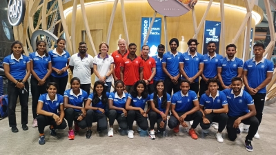 Indian men's, women's teams leave for Lausanne for FIH Hockey5s | Indian men's, women's teams leave for Lausanne for FIH Hockey5s