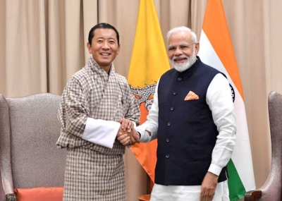 Bhutan PM congratulates Modi on 'landmark' Covid vaccination drive | Bhutan PM congratulates Modi on 'landmark' Covid vaccination drive