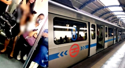 Video of skimpily clad woman in Delhi Metro goes viral, DMRC responds | Video of skimpily clad woman in Delhi Metro goes viral, DMRC responds
