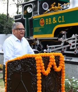 94-year-old loco, 'Little Red Horse' dazzles at Western Railway's revamped heritage lawn | 94-year-old loco, 'Little Red Horse' dazzles at Western Railway's revamped heritage lawn
