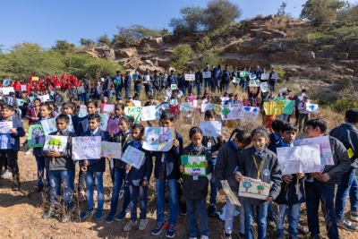 School students join call to save Aravallis | School students join call to save Aravallis