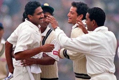 It was one of those special moments, all players came and lifted me: Kumble recalls his historic 10-wicket haul | It was one of those special moments, all players came and lifted me: Kumble recalls his historic 10-wicket haul