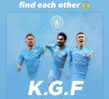 Football club Manchester City gives its own spin to K.G.F. | Football club Manchester City gives its own spin to K.G.F.