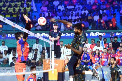 PVL: Kolkata Thunderbolts finish round-robin stage on top with win over Ahmedabad Defenders | PVL: Kolkata Thunderbolts finish round-robin stage on top with win over Ahmedabad Defenders