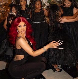 Cardi B Christmas video shows Offset, kids opening Christmas presents | Cardi B Christmas video shows Offset, kids opening Christmas presents