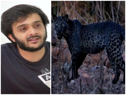 Waited for 2 hours for shot: Pune-based photographer on viral black leopard picture | Waited for 2 hours for shot: Pune-based photographer on viral black leopard picture