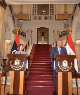 Egyptian, Libyan FMs hold talks in Cairo | Egyptian, Libyan FMs hold talks in Cairo
