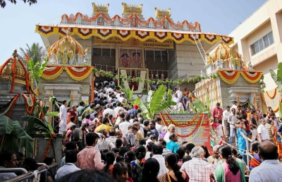 Devotees throng Vishnu temples in Bengaluru amid Covid fear | Devotees throng Vishnu temples in Bengaluru amid Covid fear