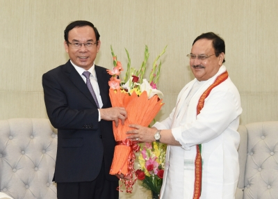 Nadda interacts with senior leader of Vietnam's Communist Party | Nadda interacts with senior leader of Vietnam's Communist Party Nadda interacts with senior leader of Vietnam's Communist Party | Nadda interacts with senior leader of Vietnam's Communist Party