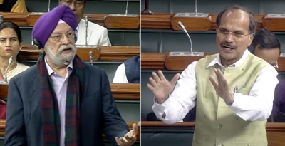 Adhir Ranjan, Hardeep Puri cross swords in LS over Ujjwala subsidy | Adhir Ranjan, Hardeep Puri cross swords in LS over Ujjwala subsidy