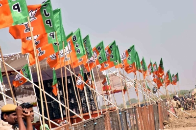 BJP MPs in UP to seek voters' 'Ashirwad' | BJP MPs in UP to seek voters' 'Ashirwad'