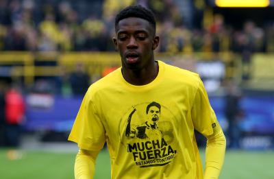 Dembele to miss around 10 weeks with hamstring injury | Dembele to miss around 10 weeks with hamstring injury