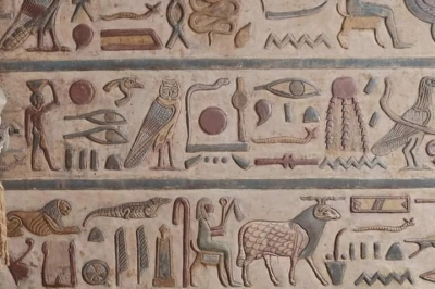 Restoration of ancient temple in Egypt built by Greeks reveals stunning drawings in bright colours | Restoration of ancient temple in Egypt built by Greeks reveals stunning drawings in bright colours Restoration of ancient temple in Egypt built by Greeks reveals stunning drawings in bright colours | Restoration of ancient temple in Egypt built by Greeks reveals stunning drawings in bright colours