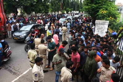 Chaos again at Gymkhana Ground for India-Australia match tickets | Chaos again at Gymkhana Ground for India-Australia match tickets