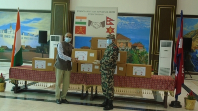 Indian Army hands over medical supplies to Nepali Army | Indian Army hands over medical supplies to Nepali Army
