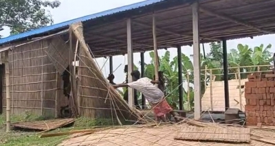 Villagers voluntarily demolish madrassa in Assam for suspected terror links | Villagers voluntarily demolish madrassa in Assam for suspected terror links