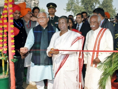 President Murmu opens International Gita Mahotsav in Kurukshetra | President Murmu opens International Gita Mahotsav in Kurukshetra