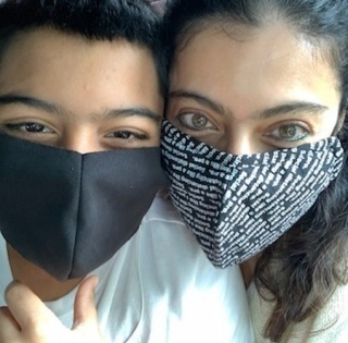Kajol shares glimpse of 'the masked bandits' | Kajol shares glimpse of 'the masked bandits'