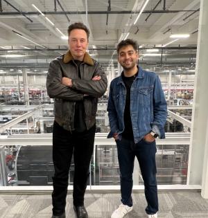 Elon Musk finally meets Pranay Pathole, his Twitter buddy from India | Elon Musk finally meets Pranay Pathole, his Twitter buddy from India