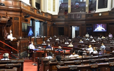 Amid disruptions, RS also adjourned for the day | Amid disruptions, RS also adjourned for the day