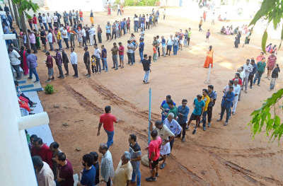 72.96 pc males, 70.73 pc females cast vote on May 7 LS polls in K’taka: ECI | 72.96 pc males, 70.73 pc females cast vote on May 7 LS polls in K’taka: ECI 72.96 pc males, 70.73 pc females cast vote on May 7 LS polls in K’taka: ECI | 72.96 pc males, 70.73 pc females cast vote on May 7 LS polls in K’taka: ECI