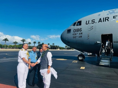 Rajnath visits US Indo-Pacific Command headquarters in Hawaii | Rajnath visits US Indo-Pacific Command headquarters in Hawaii