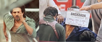 Kartik Aaryan shoots for 'Shehzada' climax, shares pic on Insta | Kartik Aaryan shoots for 'Shehzada' climax, shares pic on Insta Kartik Aaryan shoots for 'Shehzada' climax, shares pic on Insta | Kartik Aaryan shoots for 'Shehzada' climax, shares pic on Insta