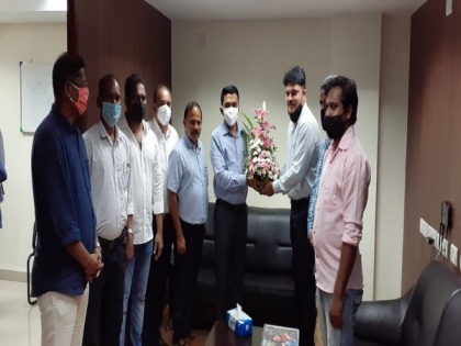 Representatives of Goan PWD contractors meet CM Pramod Sawant | Representatives of Goan PWD contractors meet CM Pramod Sawant