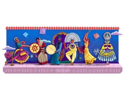 Pichai celebrates I-Day with Doodle depicting Indian dance forms | Pichai celebrates I-Day with Doodle depicting Indian dance forms