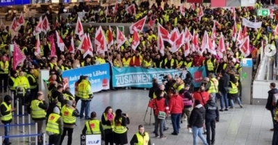 Strikes disrupt air travel in Germany | Strikes disrupt air travel in Germany