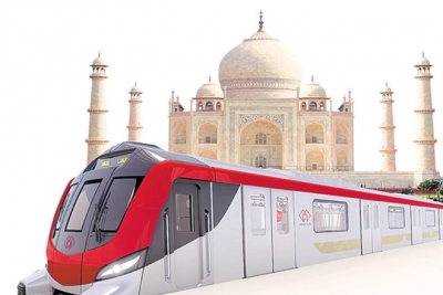 Agra Metro construction work picks up momentum | Agra Metro construction work picks up momentum